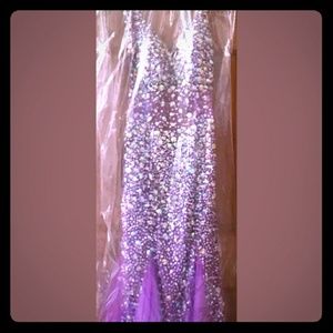 Tiffany Lilac Sequin Dress Size 12